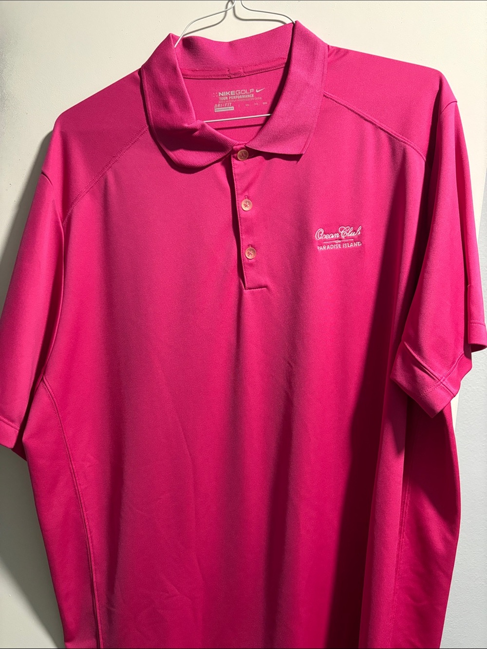 Nike Men’s Hot Pink Polo Shirt